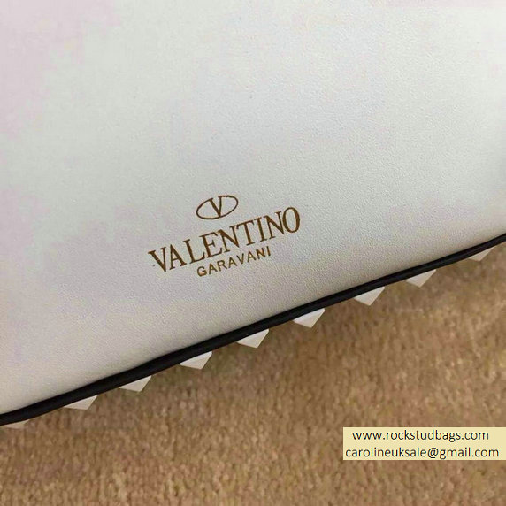 Valentino "for special you" Red Heart Small Rockstud Backpack 2015 - Click Image to Close