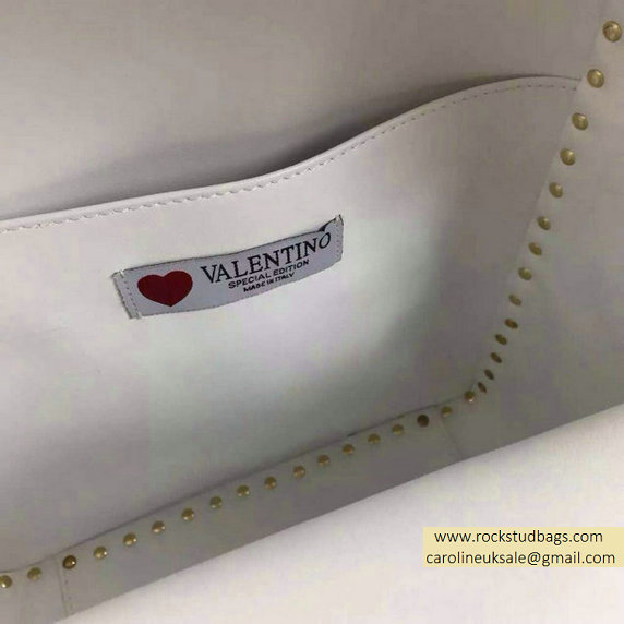 Valentino "for special you" Red Heart Rockstud Backpack 2015