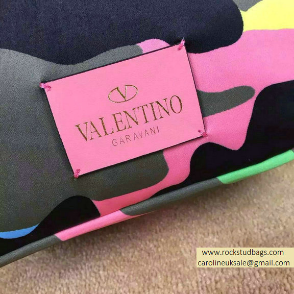 Valentino Garavani Large Backpack in Psychedelic Camouflage Nylon 2015