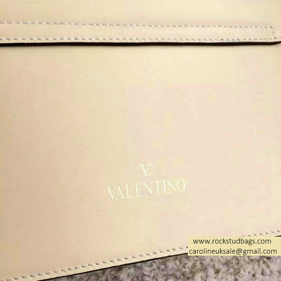 Valentino Garavani "L'AMOUR" Shoulder Bag in Off-white 2015 - Click Image to Close