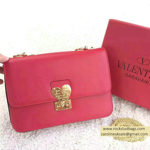 Valentino Garavani "L'AMOUR" Shoulder Bag in Red(2) 2015