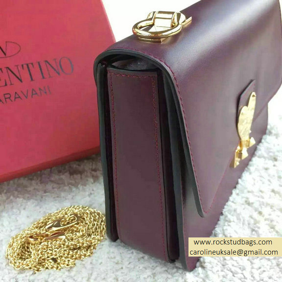 Valentino Garavani "L'AMOUR" Shoulder Bag in Purple 2015