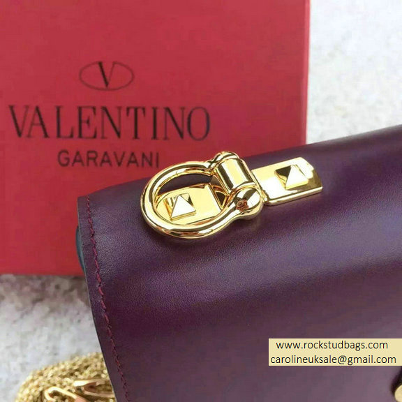 Valentino Garavani "L'AMOUR" Shoulder Bag in Purple 2015 - Click Image to Close