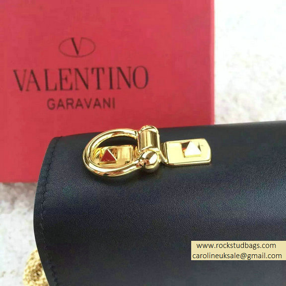 Valentino Garavani "L'AMOUR" Shoulder Bag in Black 2015