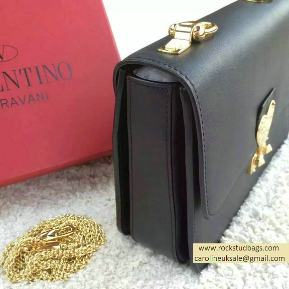 Valentino Garavani "L'AMOUR" Shoulder Bag in Black 2015