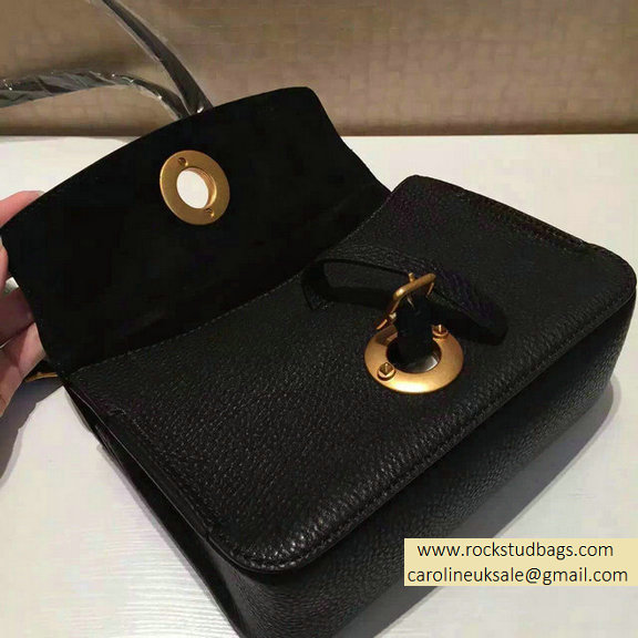 2015 Valentino Black Calfskin Eye On You Shoulder Bag - Click Image to Close