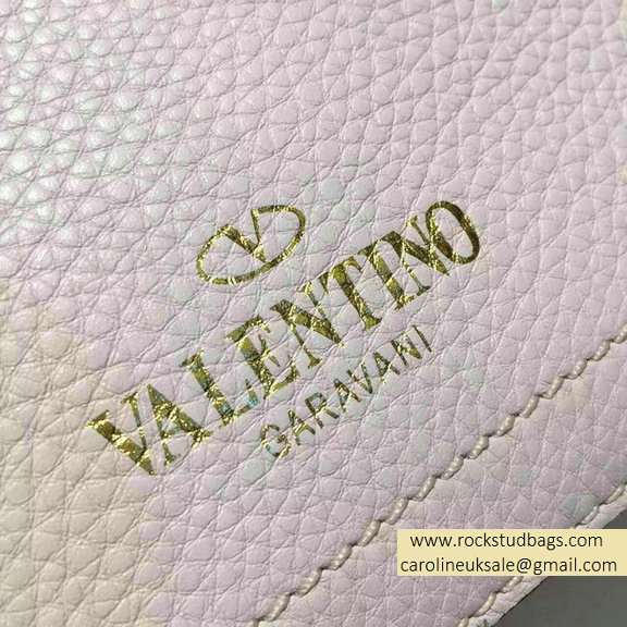 2015 Valentino White Calfskin Eye On You Shoulder Bag
