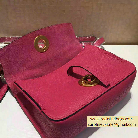 2015 Valentino Rosy Calfskin Eye On You Shoulder Bag - Click Image to Close