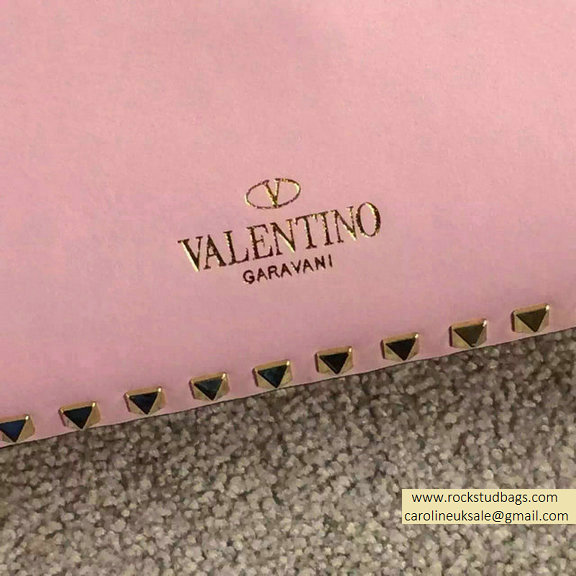 Valentino Small Rockstud Tote Pink