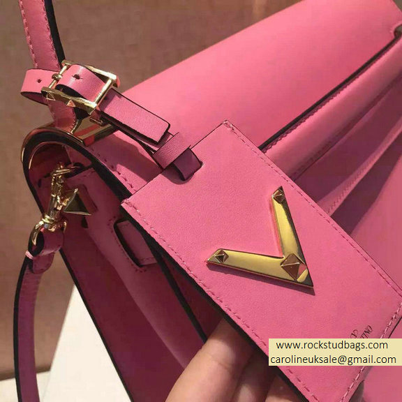 Valentino Single Handle Bag in Pink Calfskin 2015 - Click Image to Close