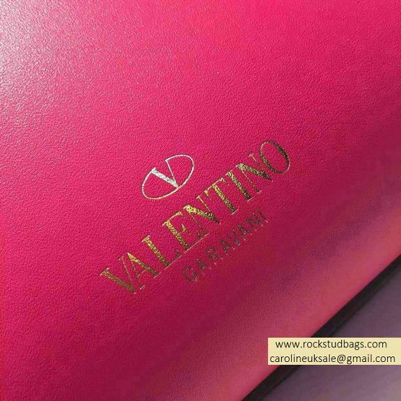 Valentino Single Handle Bag in Rosy Calfskin 2015