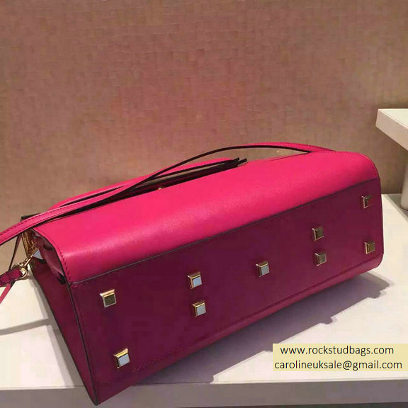Valentino Single Handle Bag in Rosy Calfskin 2015