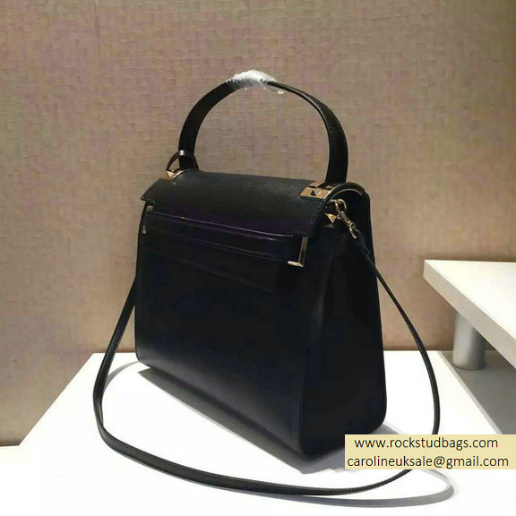 Valentino Single Handle Bag in Black Calfskin 2015