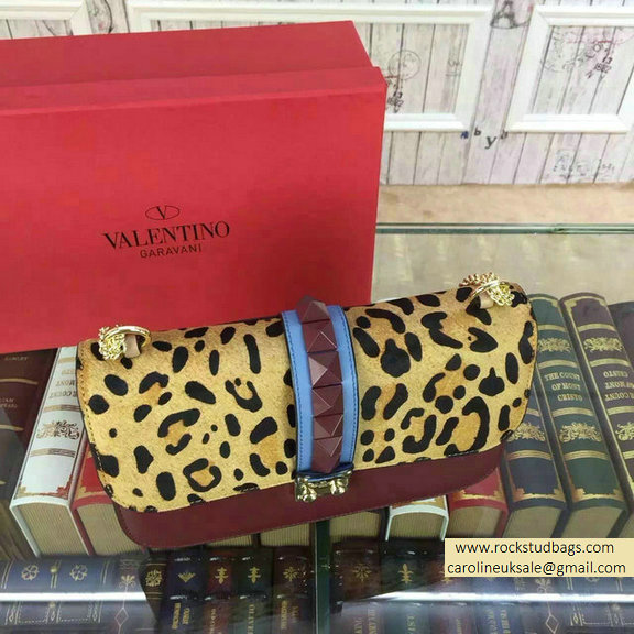 Valentino Chain Shoulder Bag Burgundy 2015 - Click Image to Close