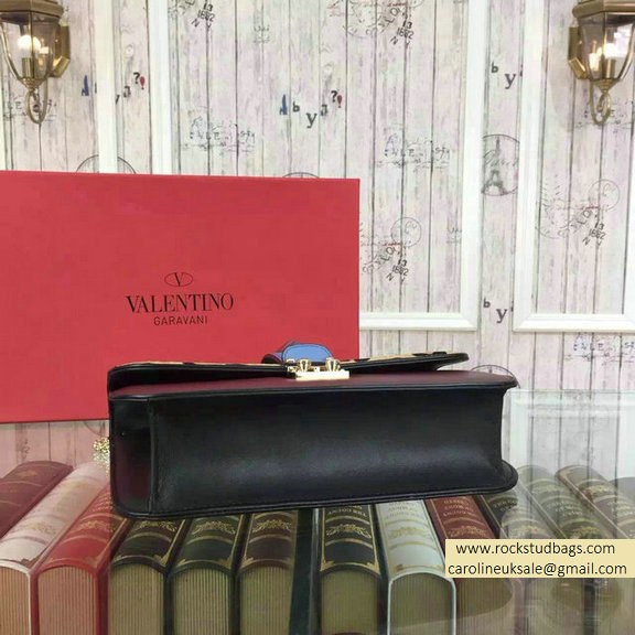 Valentino Chain Shoulder Bag Burgundy 2015