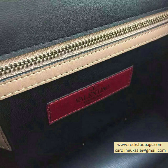 Valentino Small Chain Shoulder Bag in Multicolor Burgundy/Ciel - Click Image to Close