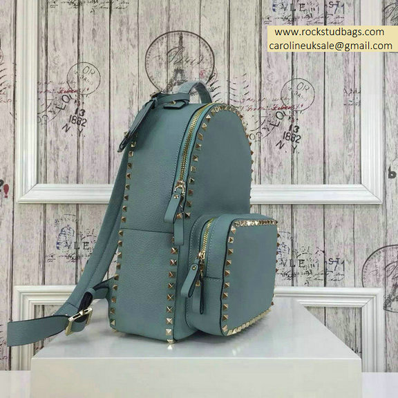 2015 Valentino Paon Palm Calfskin Rockstud Medium Backpack - Click Image to Close