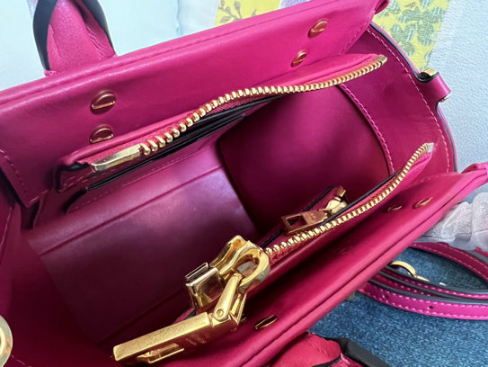 2022 Valentino Small One Stud Handbag in Pink Nappa Leather [1059B ...