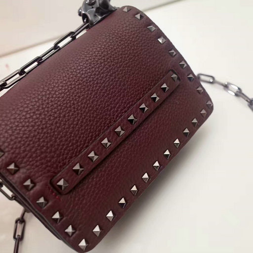 2017 F/W Valentino Small Rockstud Panther Chain Shoulder Bag in ...