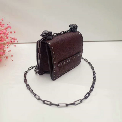 2017 F/W Valentino Small Rockstud Panther Chain Shoulder Bag in ...