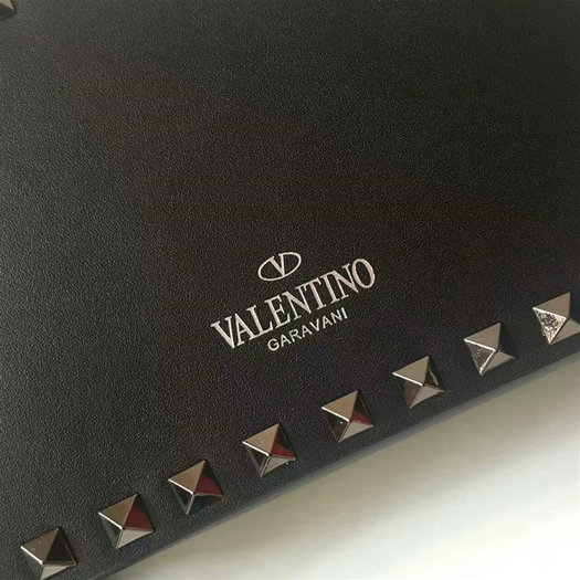 2017 S/S Valentino Small Guitar Rockstud Rolling Crossbody Bag Black ...